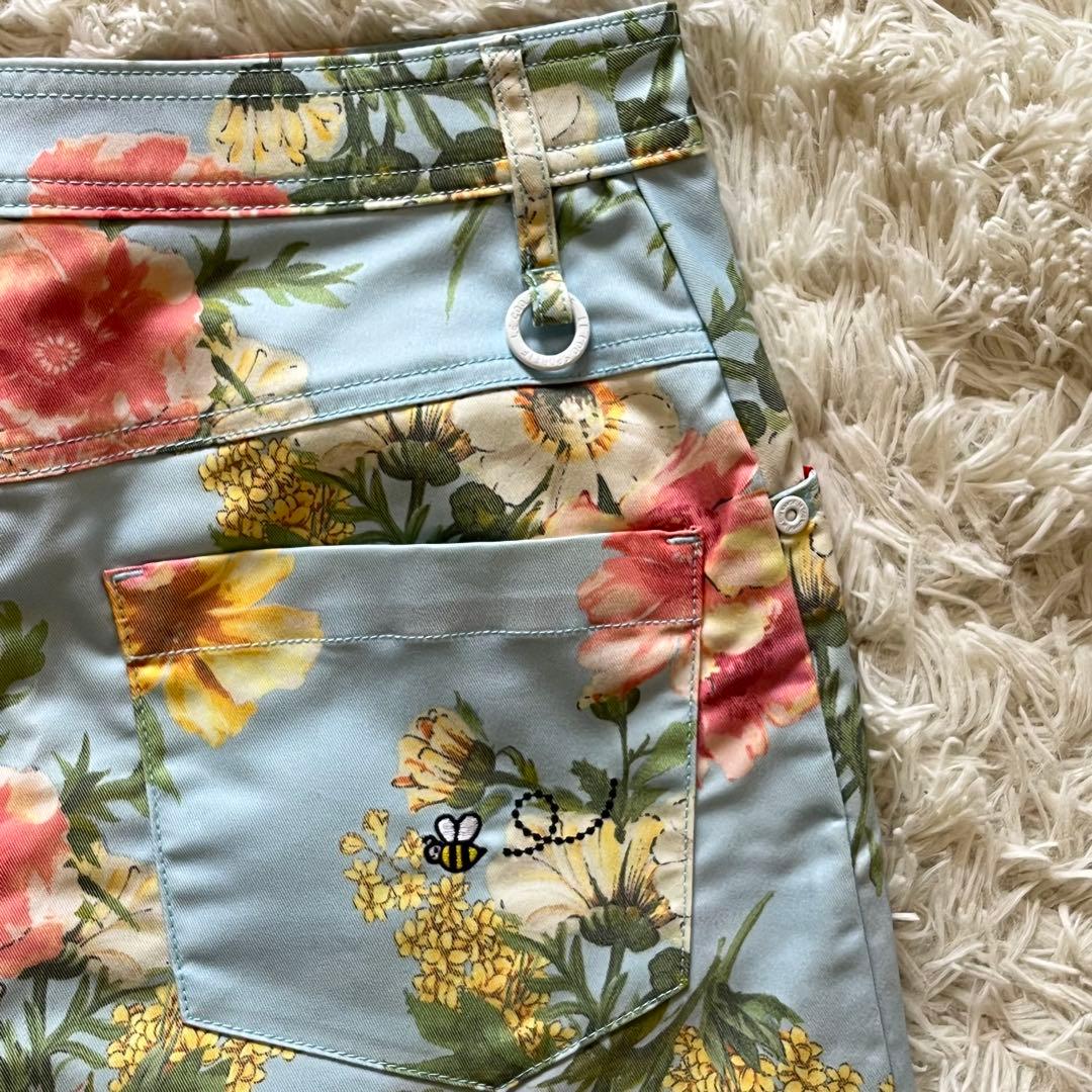 美品 le coq sportif ゴルフ 花柄スカート 9