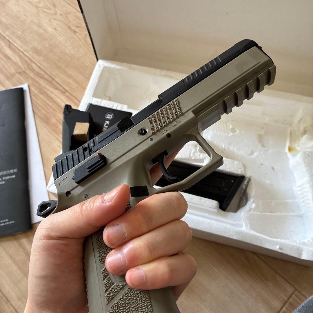 KJ WORKS CZ P-09 ガスガン タン
