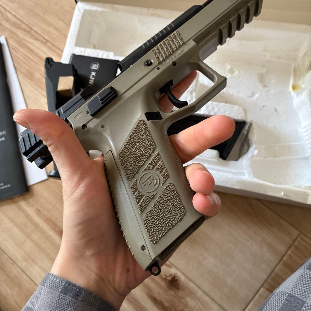 KJ WORKS CZ P-09 ガスガン タン