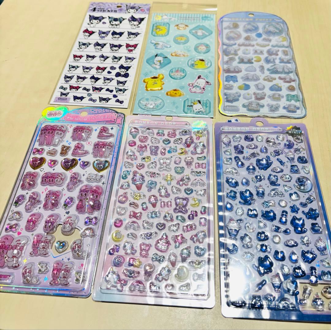 サンリオ ぷっくりシール 手帳シール まとめ売り