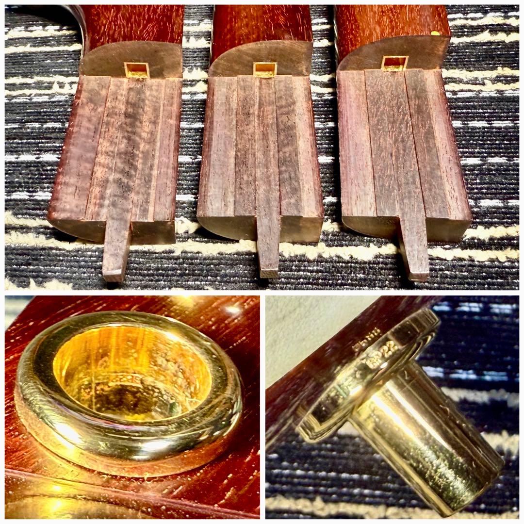 【虎簾杢・極】最高峰 津軽三味線 金細 子持綾杉胴 極上美品 太棹