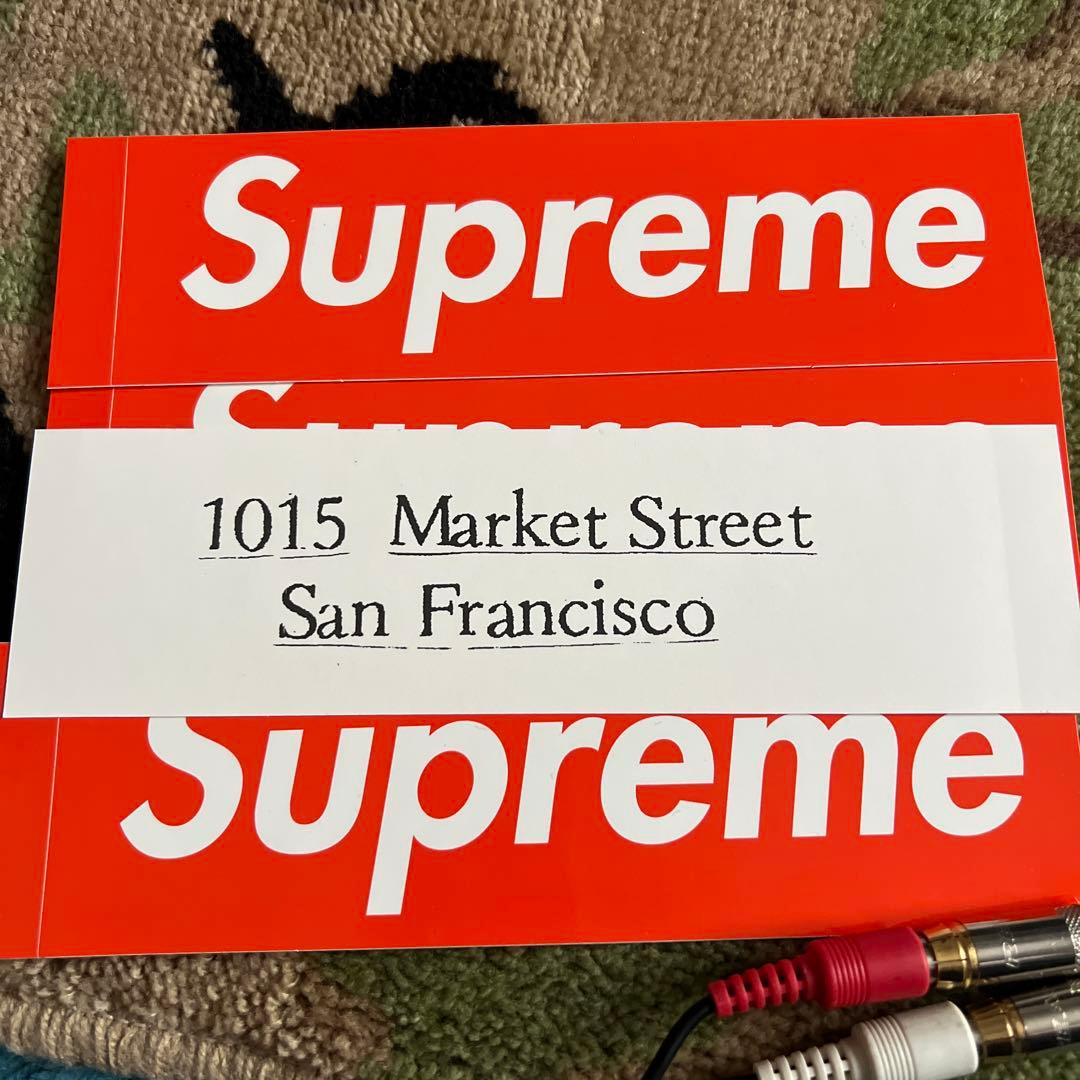 Supreme サンフランシスコ店ステッカー