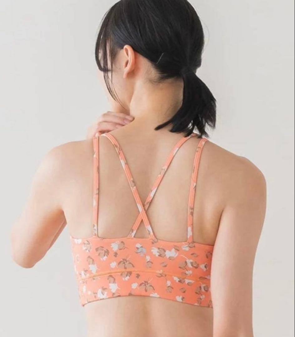 LAVA　SUKALA ラバ　花柄　オレンジ　ヨガウェアネット完売品 LL