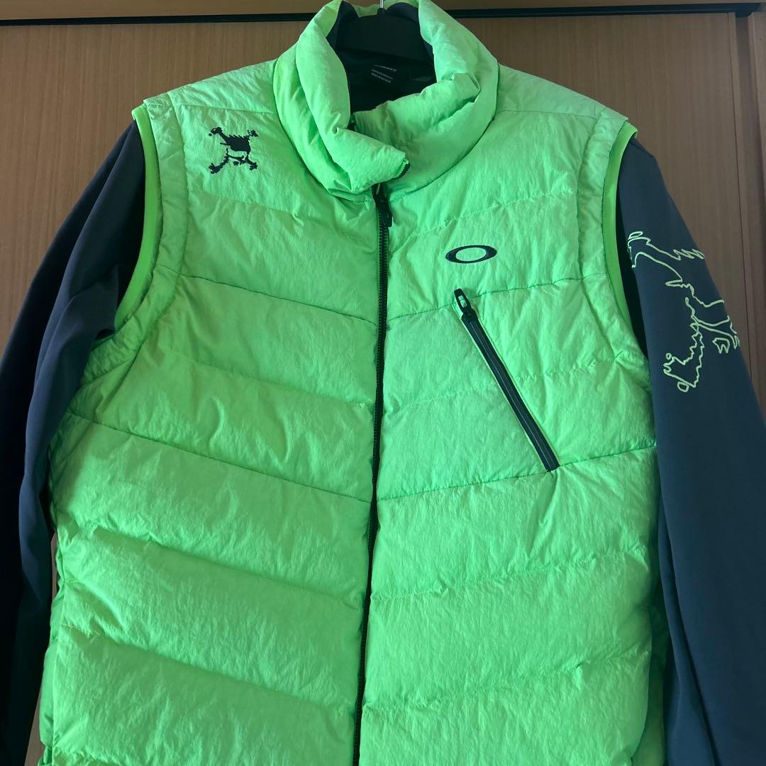 Oakley オークリー 2wayダウンベスト Lサイズ ゴルフ スカル