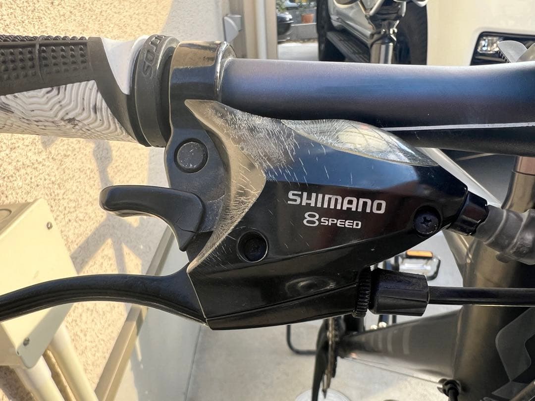 自転車　クロスバイク　黒scott スコット