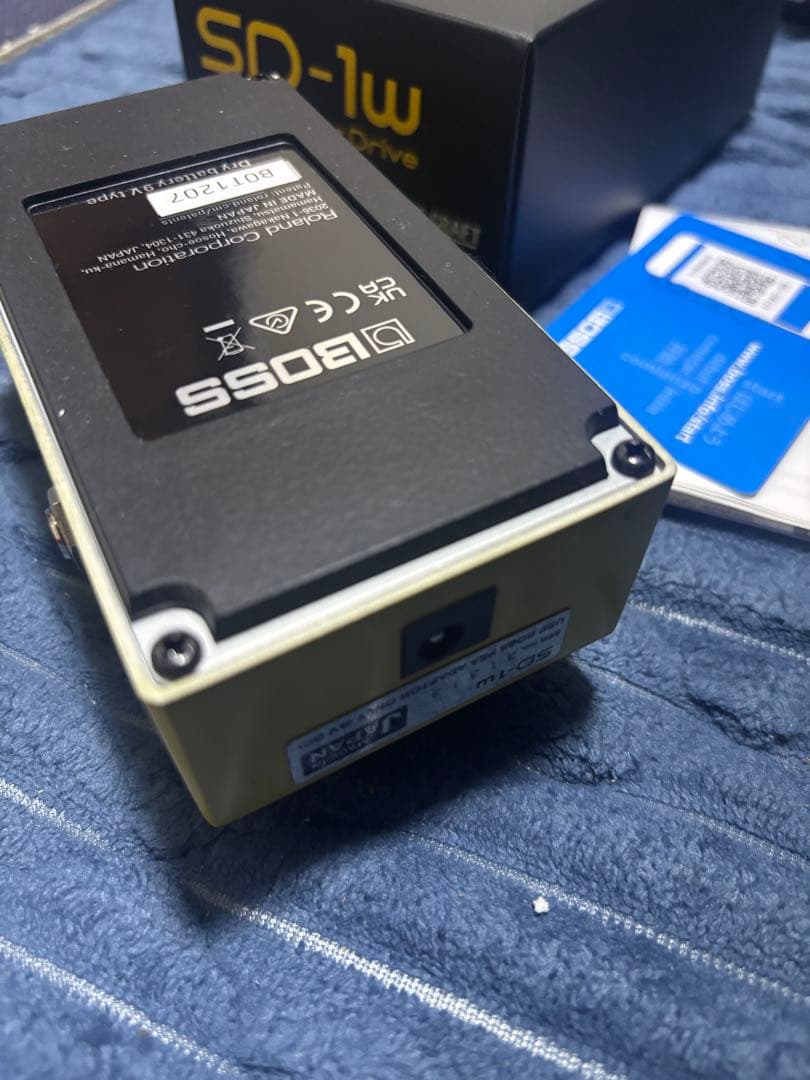 3月22日購入　BOSS SD-1w オーバードライブペダル