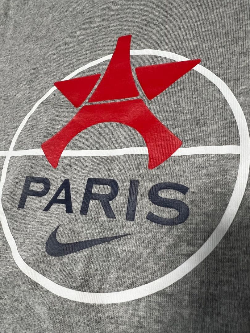 Nike パリ　サンジェルマン　ロンt 長袖カットソー グレー　PSG
