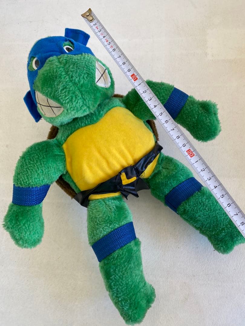 80's ミュータント　タートルズ　ニンジャタートルズ　レオナルド　ぬいぐるみ