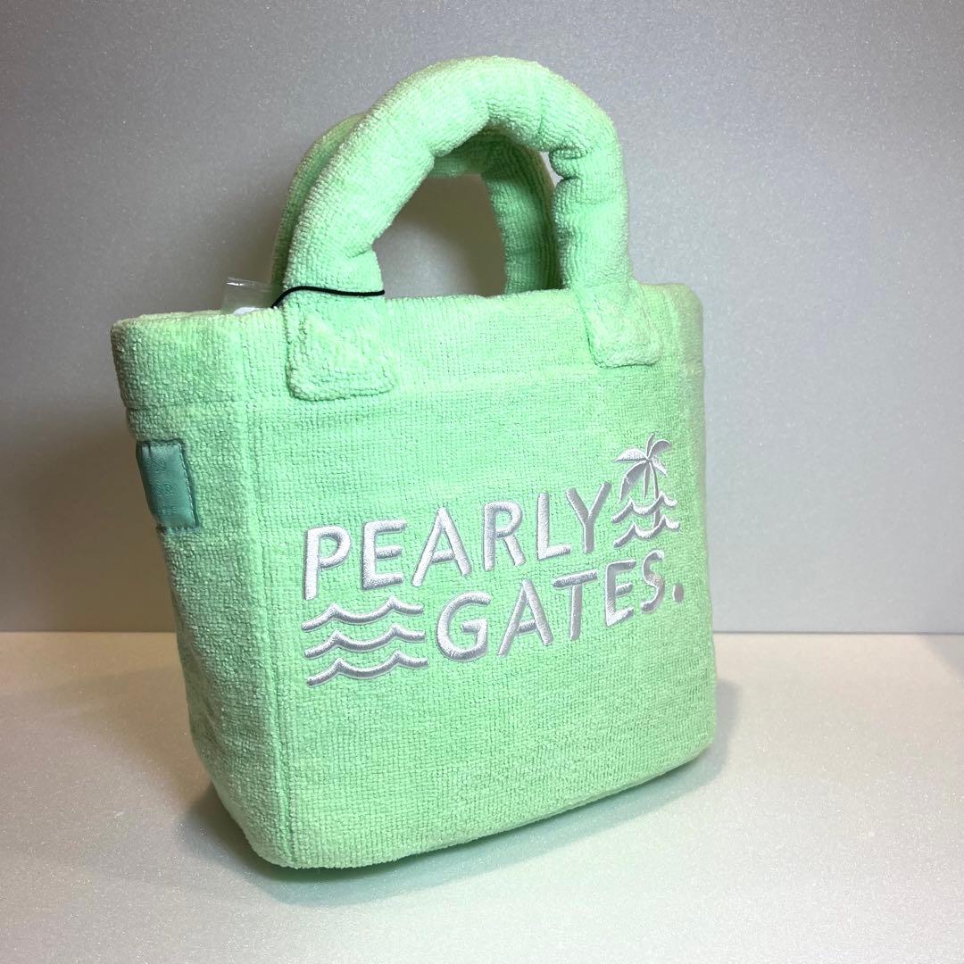 【新品未使用】PEARLY GATES ミントグリーン カートバッグ
