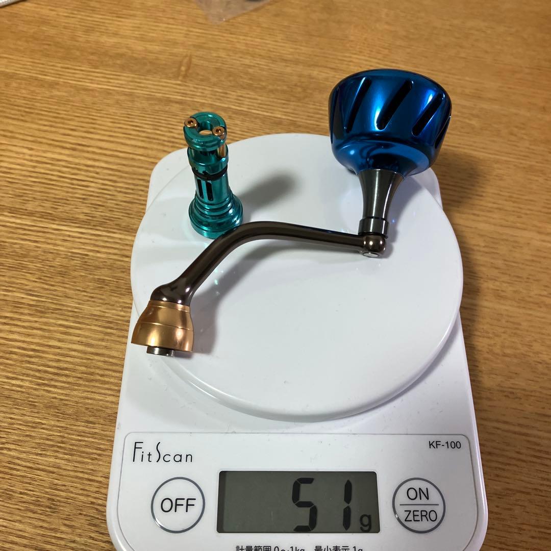 美品　早い物勝ち　ダイワ用　マシンカットハンドル　60mm ドレス　スタンド