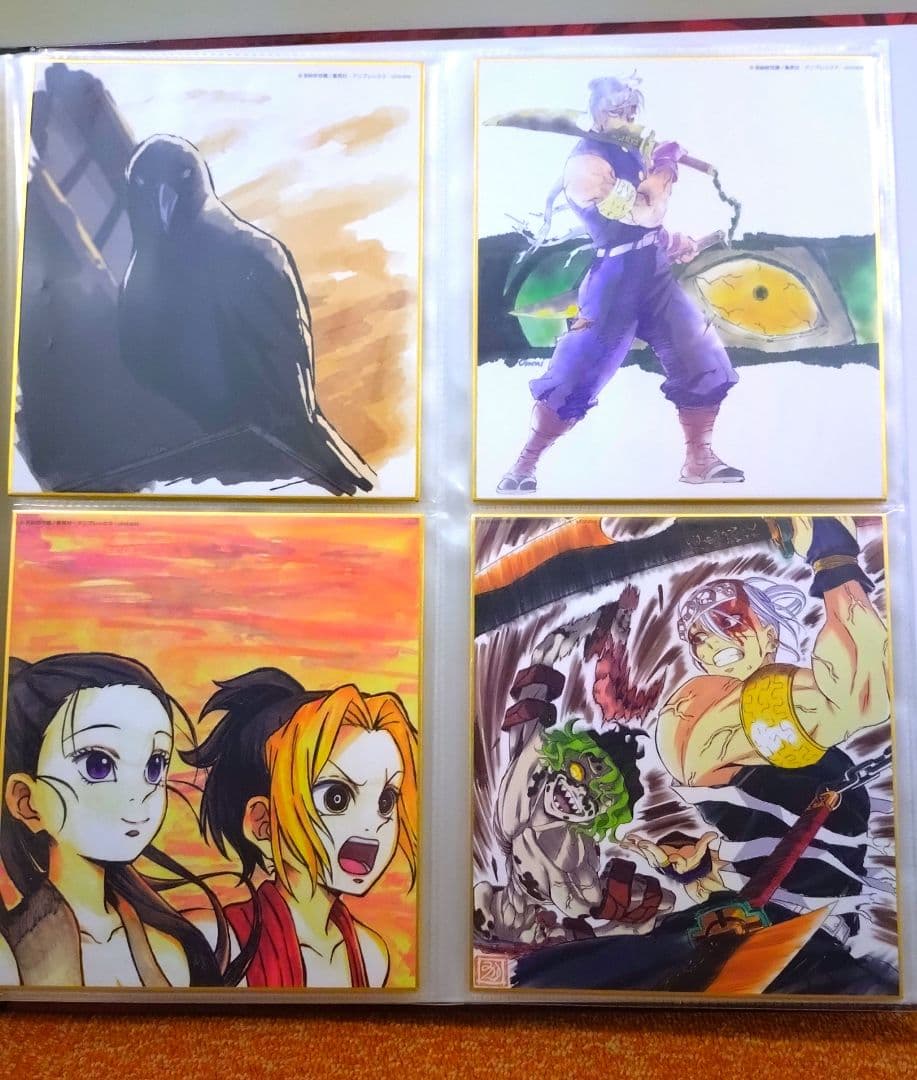 【色紙52枚入】鬼滅の刃 全集中展 色紙拾集帳 無限城 公開
