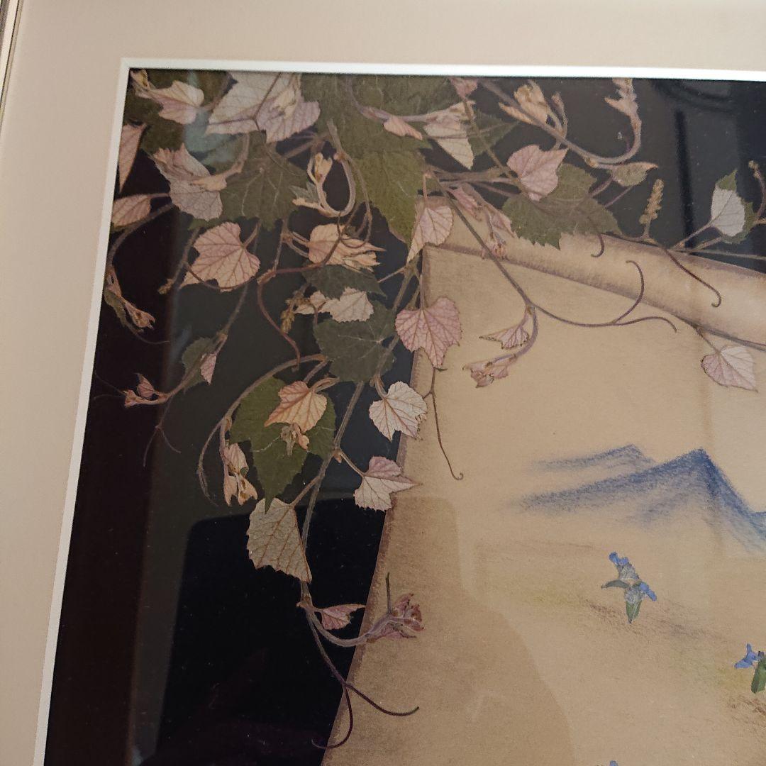 ハンドメイド 押し花 額 ふしぎな花倶楽部