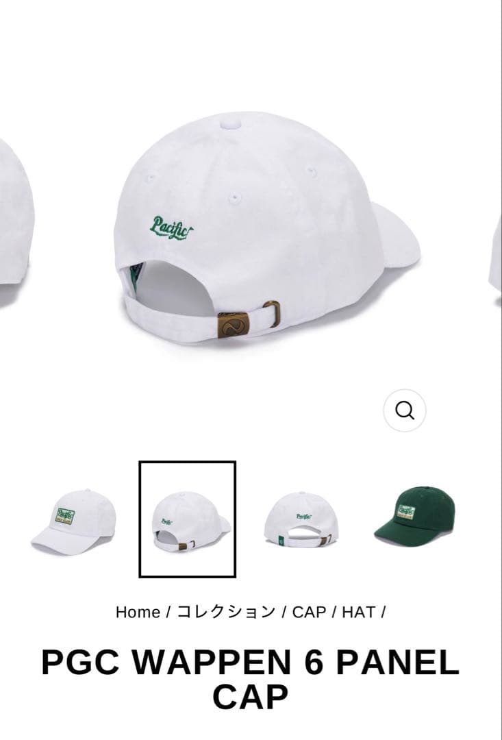 Pacific Golf Club キャップ
