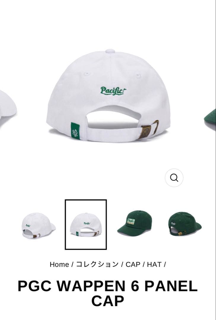 Pacific Golf Club キャップ