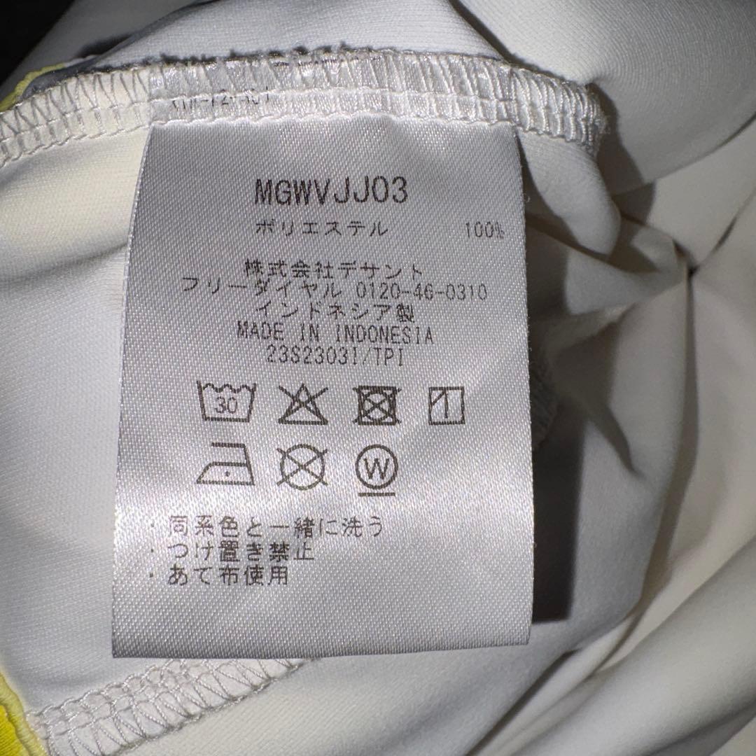 美品マンシングウェア　ハーフジップ　半袖ワンピース　M レディースゴルフウェア