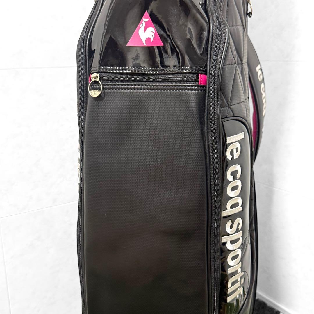 【美品】le coq sportif golfゴルフバッグ キャディバッグ