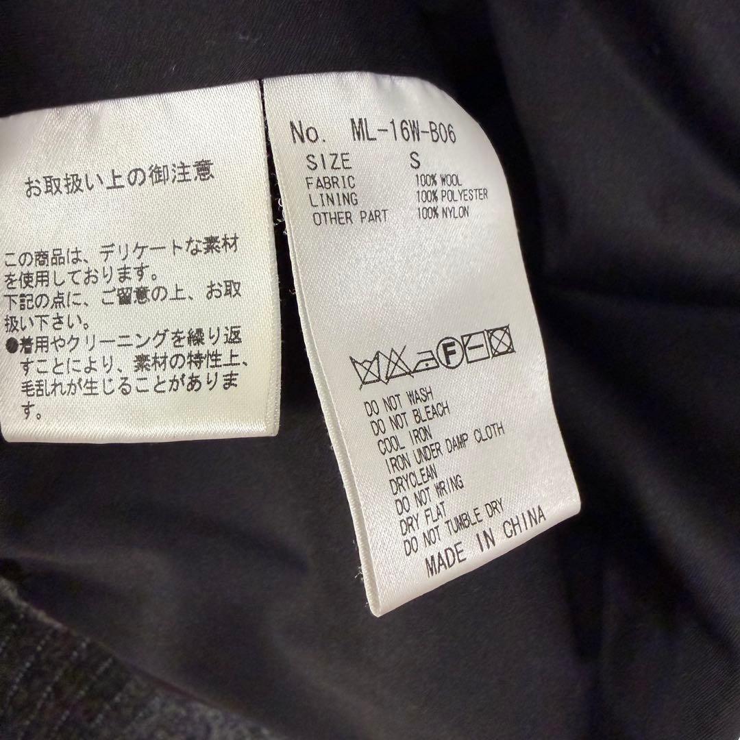 MARK ＆ LONA グレー ゴルフジャケット ウール
