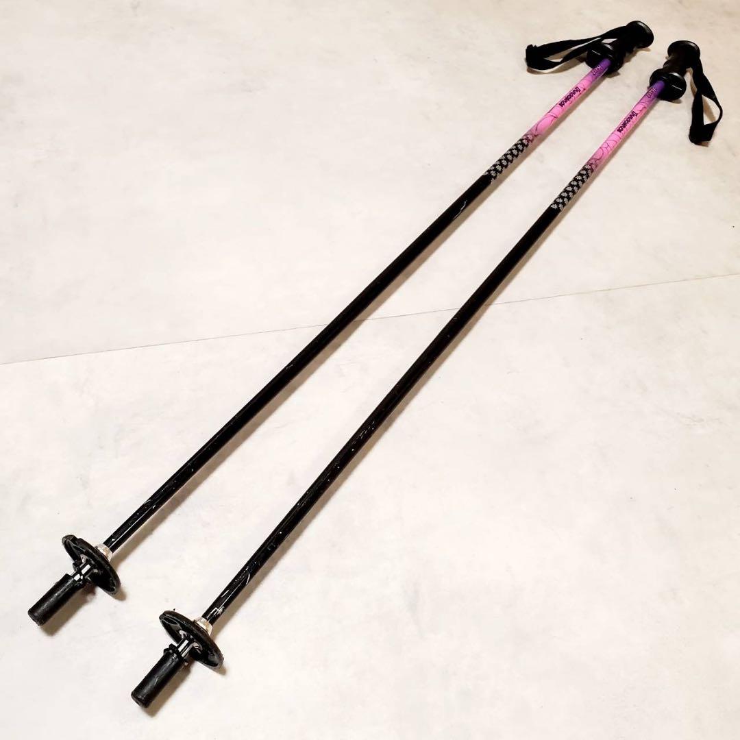 【スキー4点セット】ROSSIGNOL 154cm SALOMON 23cm
