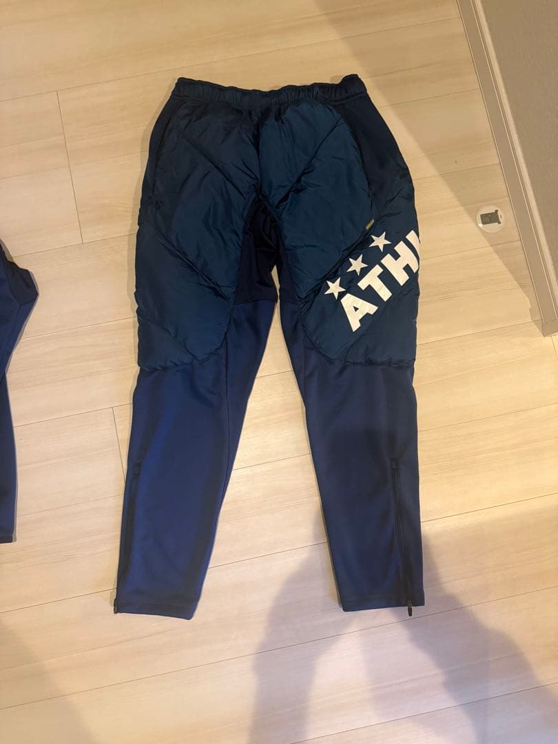 ATHLETA 中綿ウォーム 上下セット ネイビー