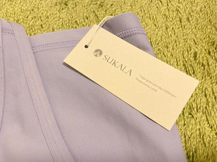【新品未使用】LAVA ラバ SUKALA / カラータンクトップ ペールブルー