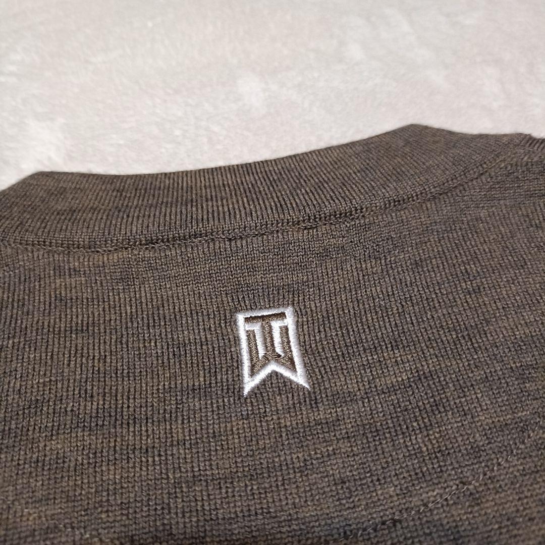 未使用！NIKE ナイキ タイガーウッズ ニット Vネックセーター ニットウール