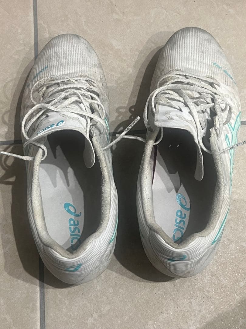 ASICS サッカーシューズ スパイク ホワイト
