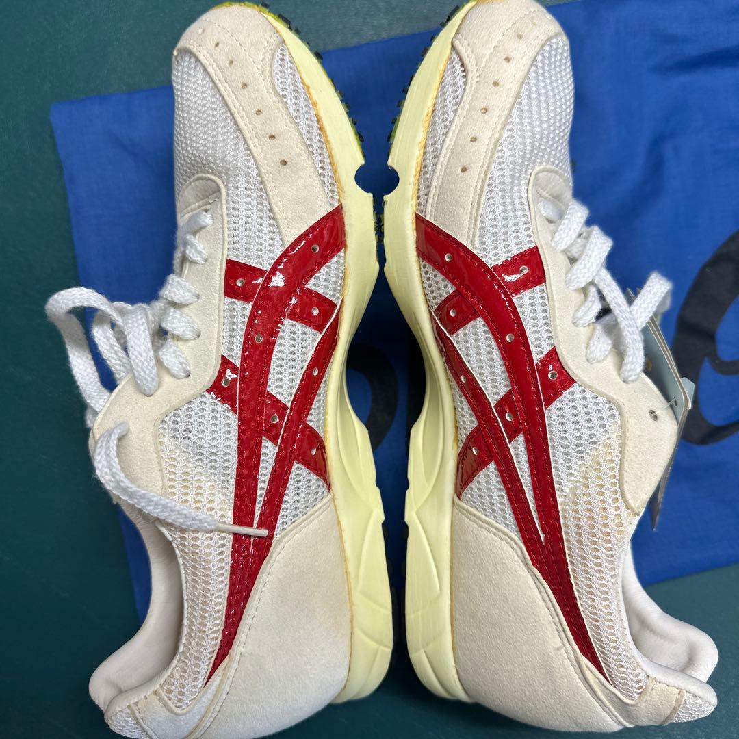 ASICS ソーティ24.5cm前後 ホワイト/レッド