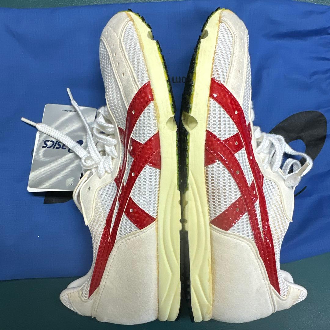 ASICS ソーティ24.5cm前後 ホワイト/レッド