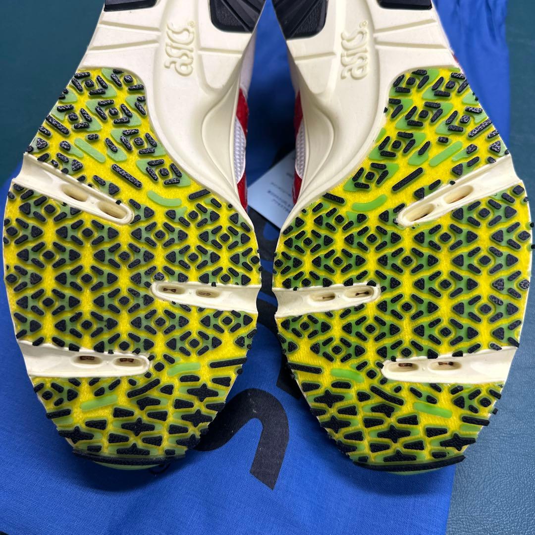 ASICS ソーティ24.5cm前後 ホワイト/レッド