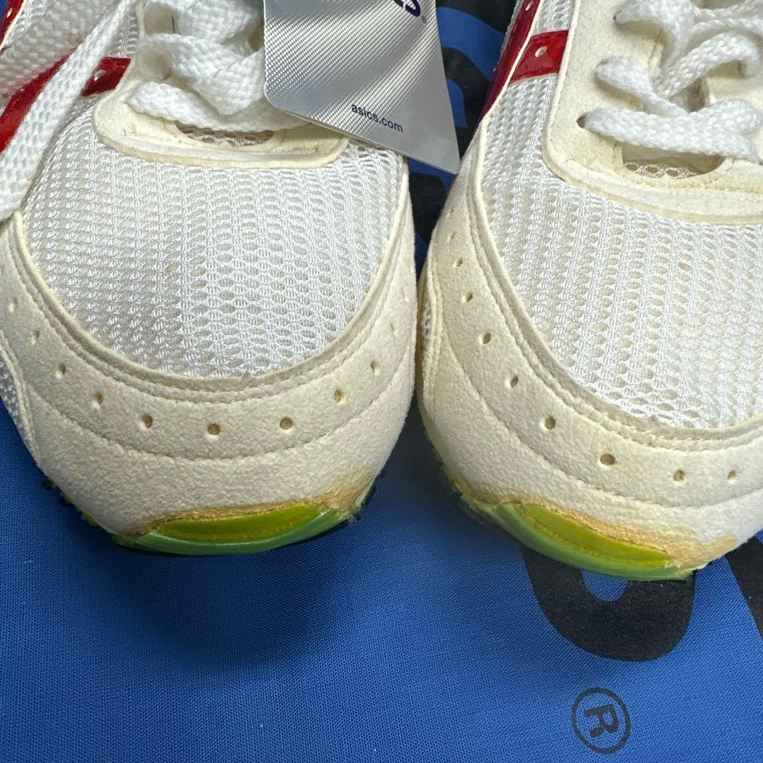 ASICS ソーティ24.5cm前後 ホワイト/レッド