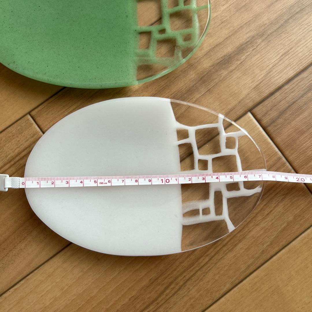 サブロウガラス　小皿2枚セット