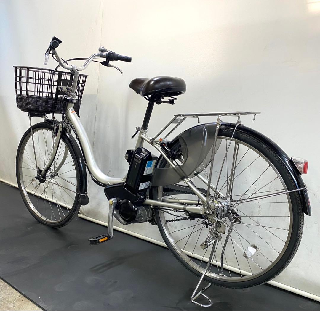 1年保証 送料無料　ヤマハ　パスナチュラ　26インチ　銀色　電動アシスト自転車