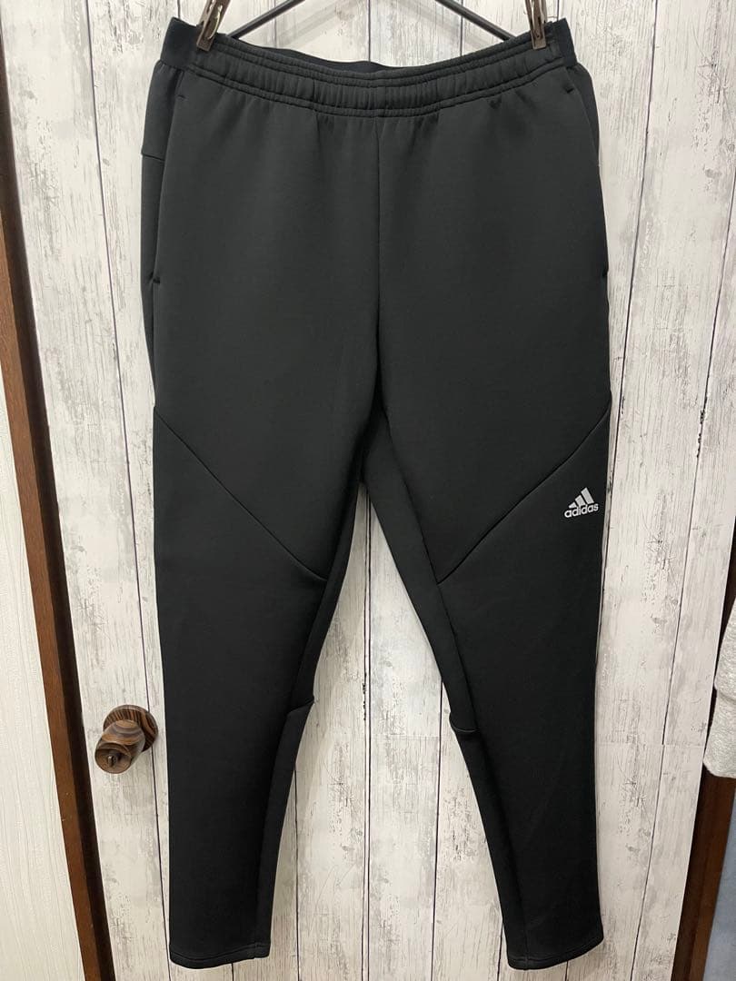adidas フルジップジャケット セットアップ上下　XL ブラック