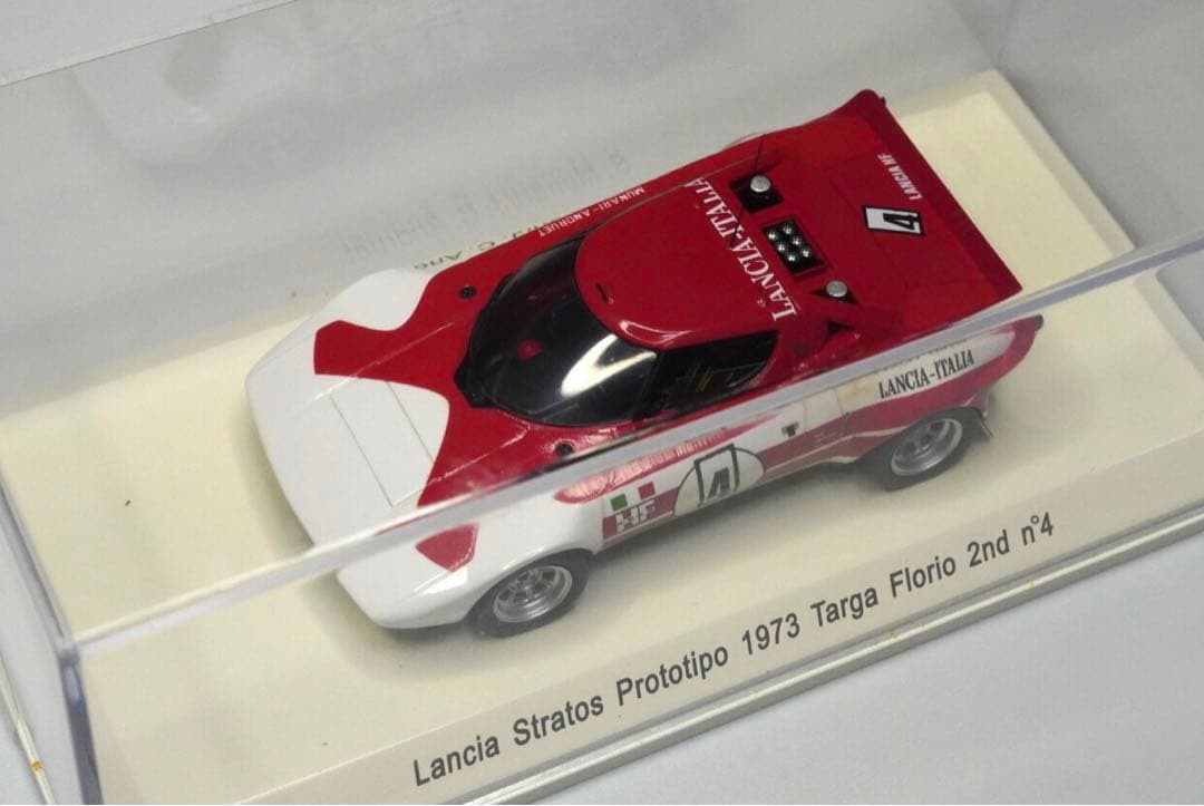 レーブ1/43 ランチアストラトス タルガフローリオNo.4〈タバコデカール付〉