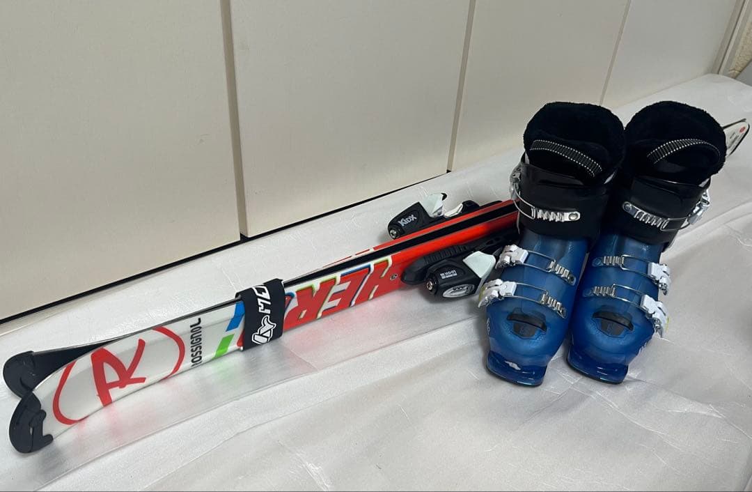 スキーセット　ROSSIGNOL(130cm) サロモン(23cm)