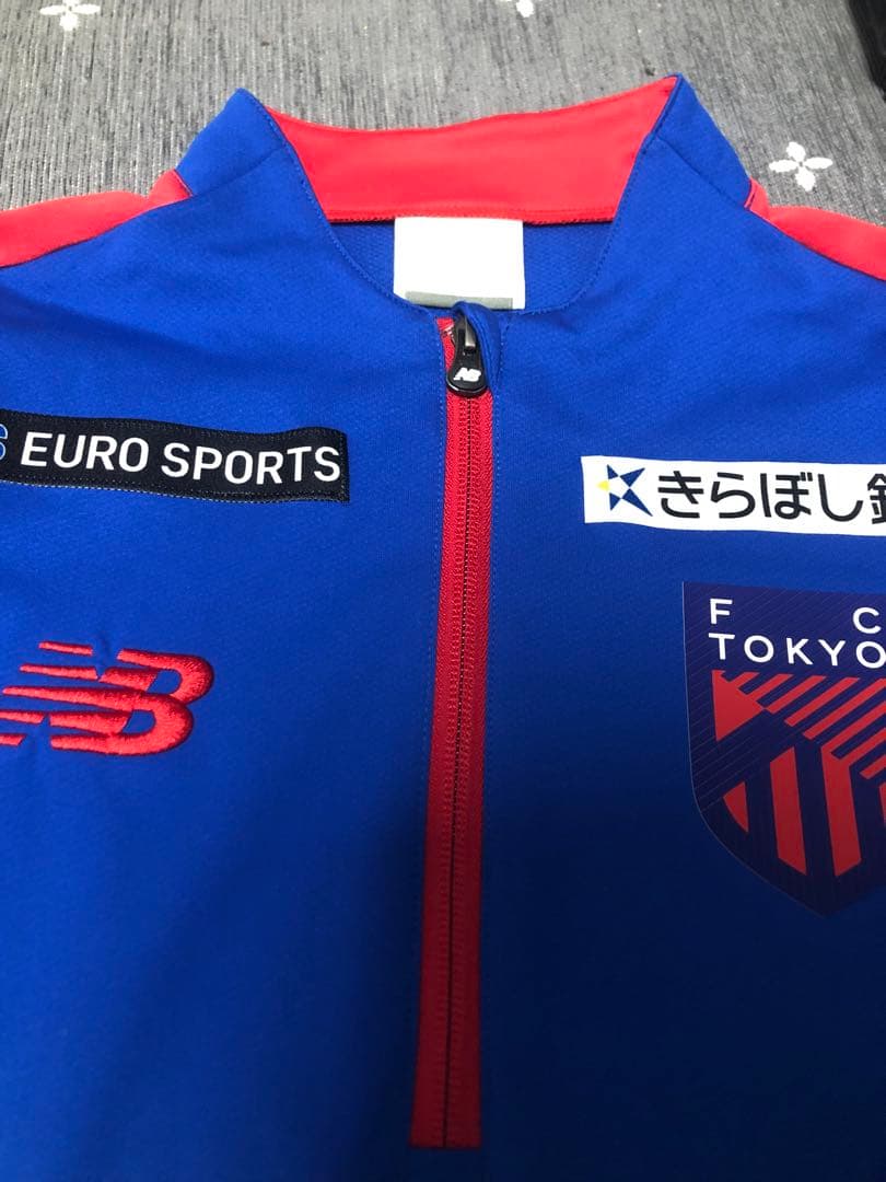 New Balance 青 長袖 FC東京　トレーニングウェア　支給品