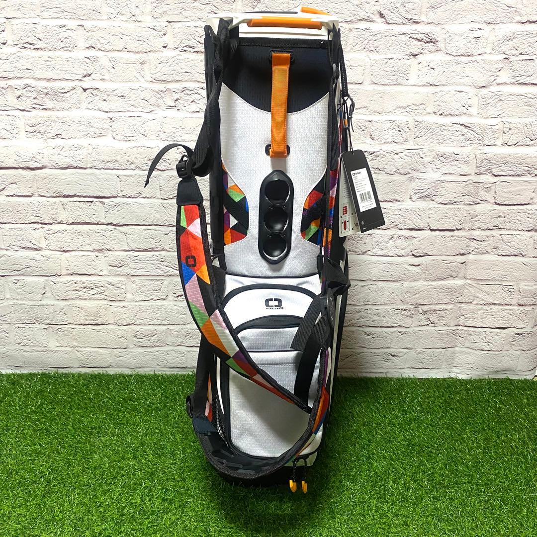 【新品】OGIO オジオ キャディバッグ スタンド 幾何学模様 ゴルフ