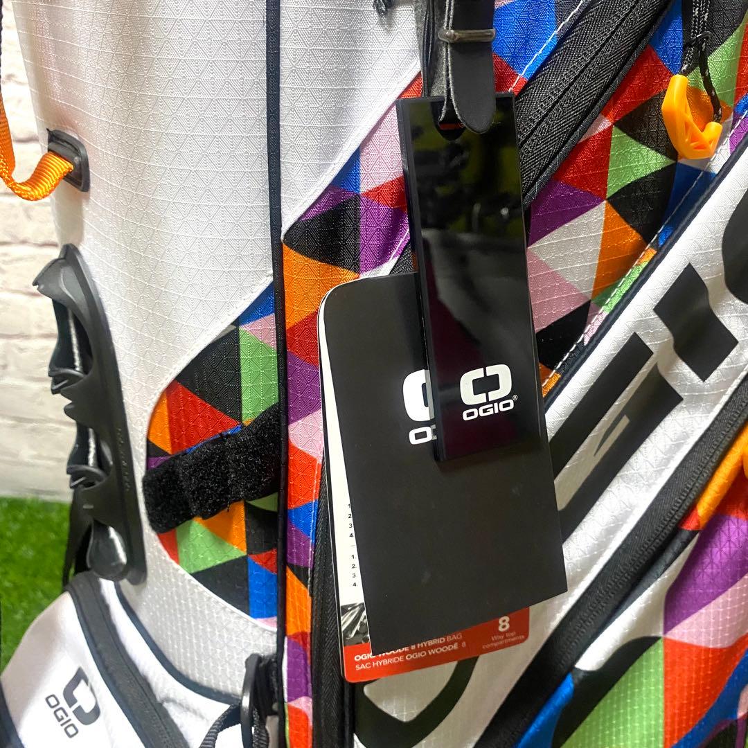 【新品】OGIO オジオ キャディバッグ スタンド 幾何学模様 ゴルフ