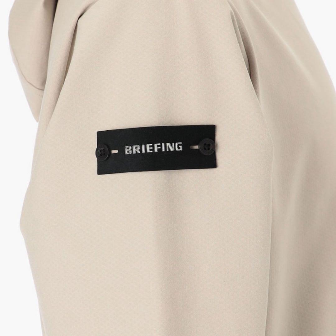 【今期新作タグ付き】 完売品BRIEFING メンズ フーディー ベージュ L