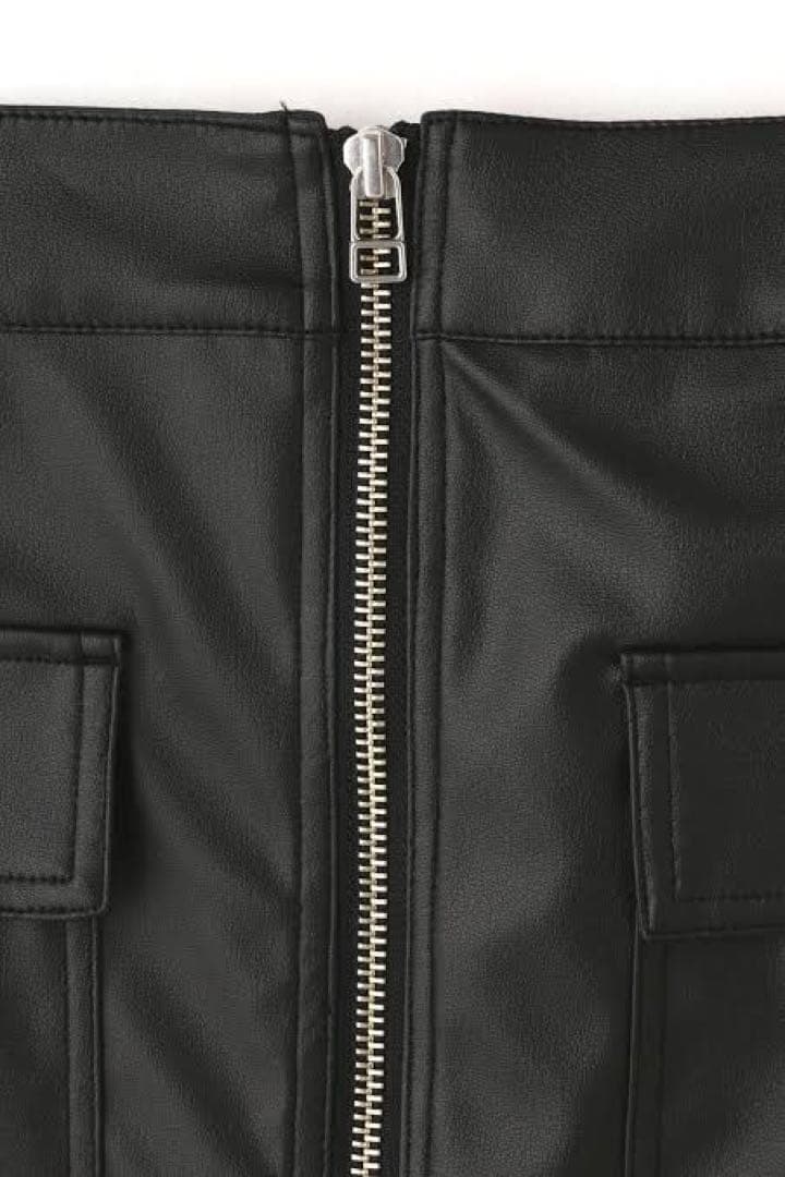 新品　NBB WEEKEND フェイクレザースカート　ゴルフウェア　ブラック