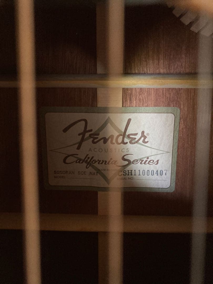 Fender フェンダー Sonoran SCE NAT アコースティックギター