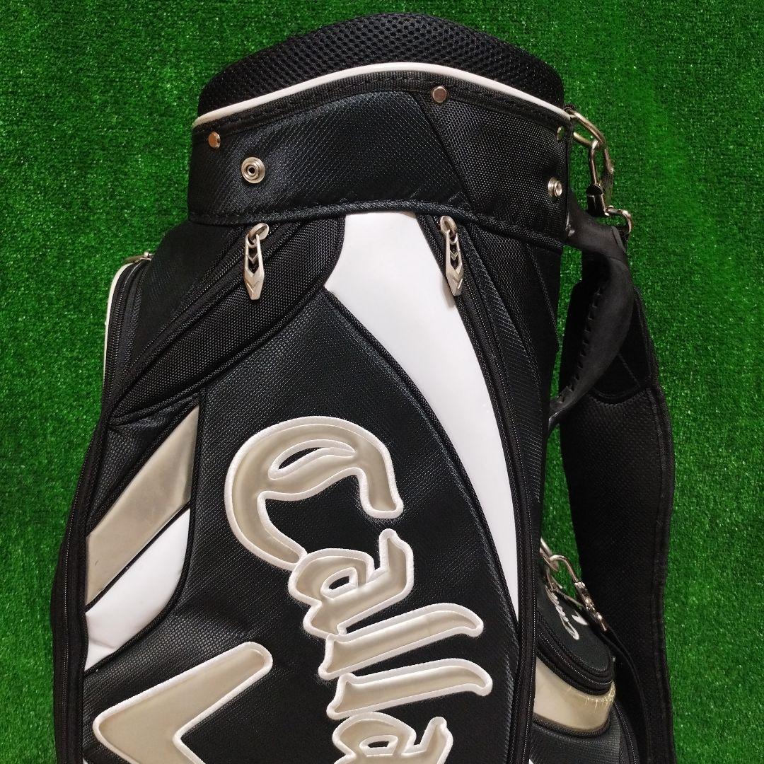 Callaway キャディバッグ 黒/白 ※ベルト色違い フード無し