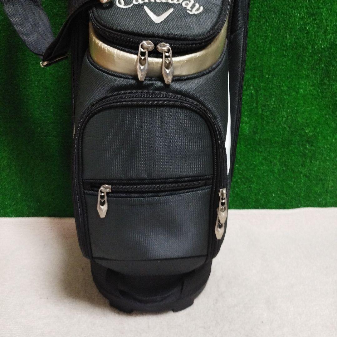 Callaway キャディバッグ 黒/白 ※ベルト色違い フード無し