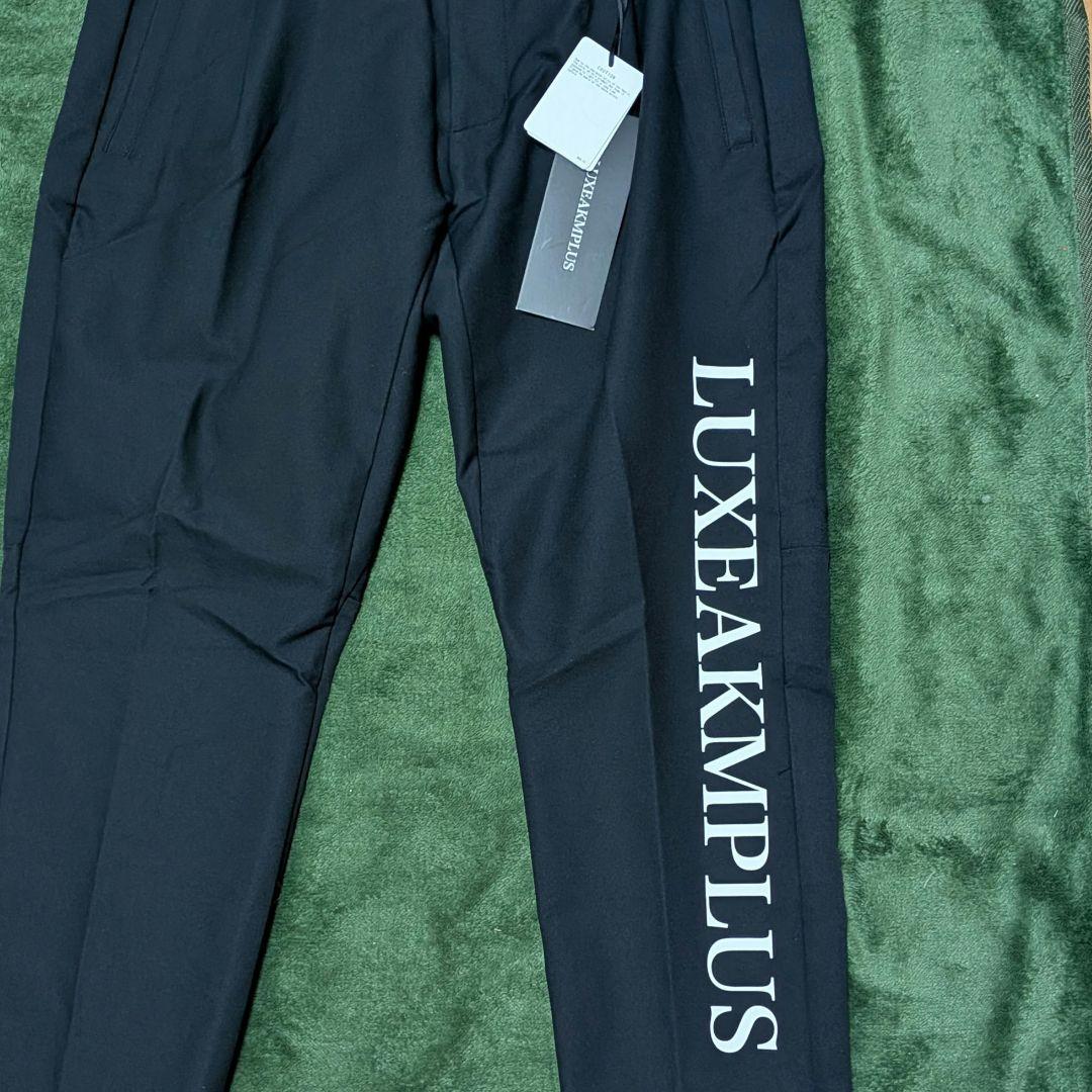 【新品】LUXEAKMPLUS サイドロゴグラフェンストレッチパンツ XLサイズ