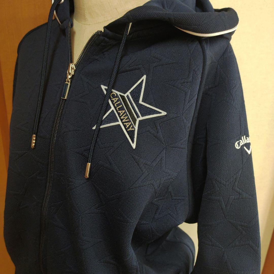 Callaway パーカー　スカート　セットアップ　 ネイビー　星柄　新品同様