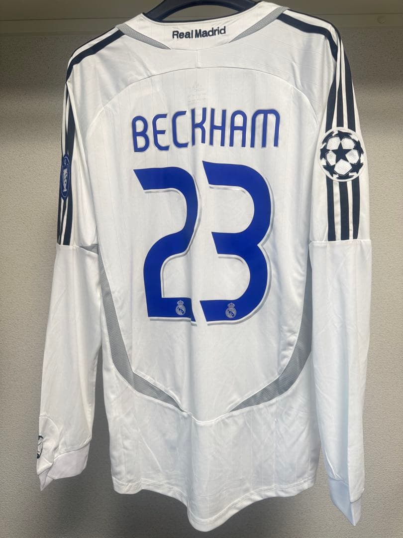 Real Madrid Beckham 23 長袖シャツ