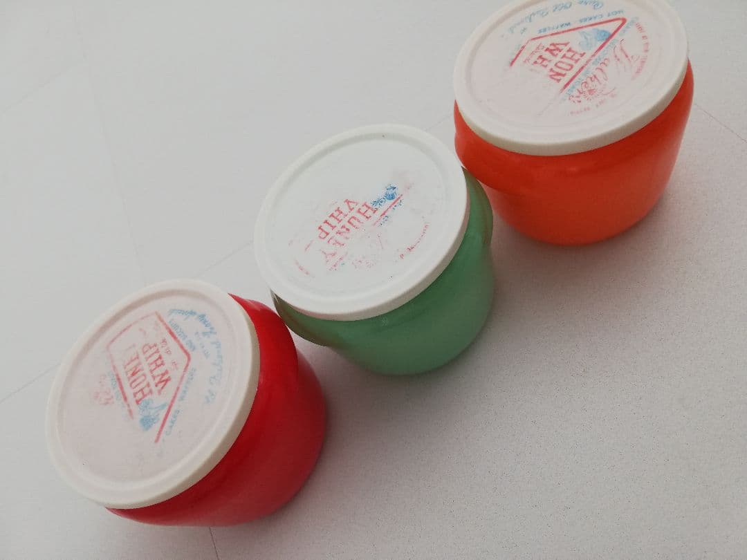 グラスベイク　ハニーポット　3色セット