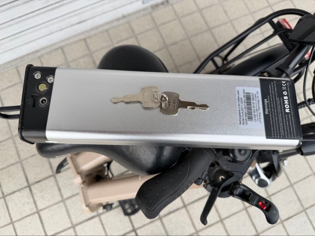 AIDDE 電動アシスト自転車 14インチ バッテリー7.8Ah 充電器あり