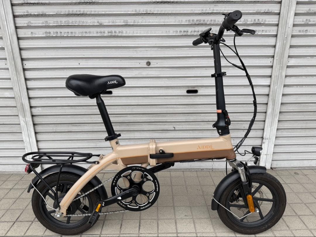 AIDDE 電動アシスト自転車 14インチ バッテリー7.8Ah 充電器あり