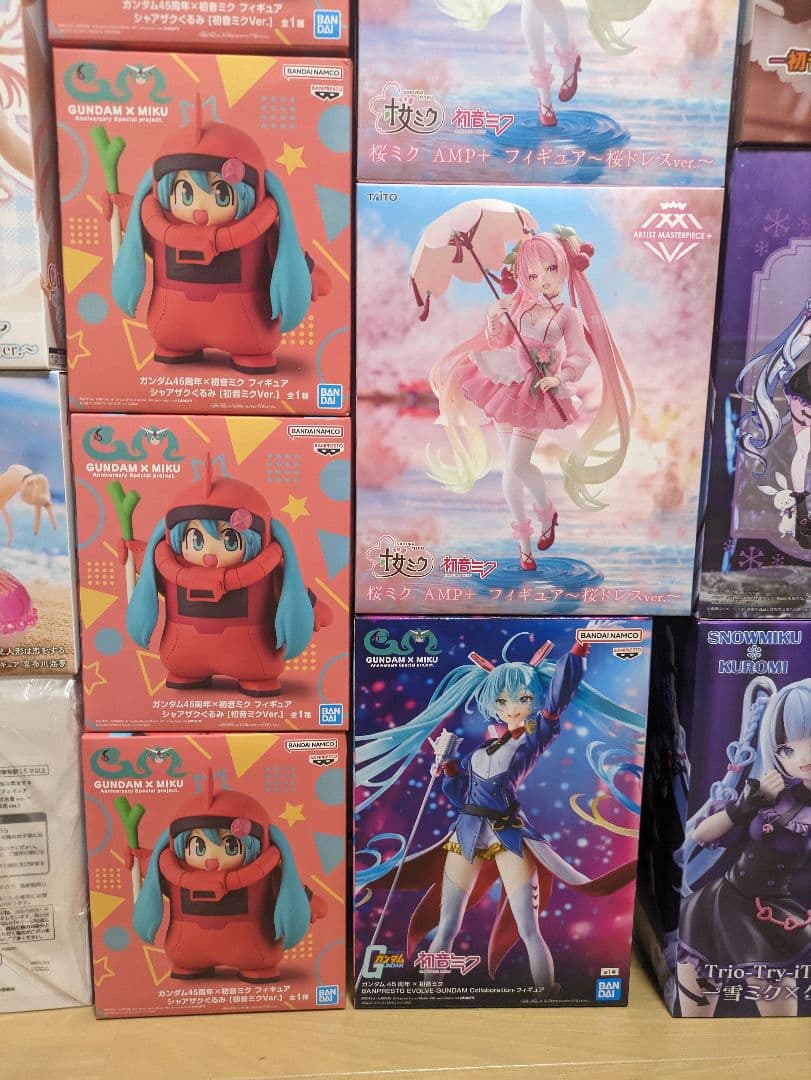 新品未開封 初音ミク 喜多川海夢 プライズフィギュア 18点セット タイクレ限定
